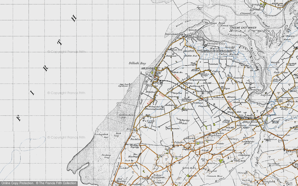 Old Map of Greenrow, 1947 in 1947
