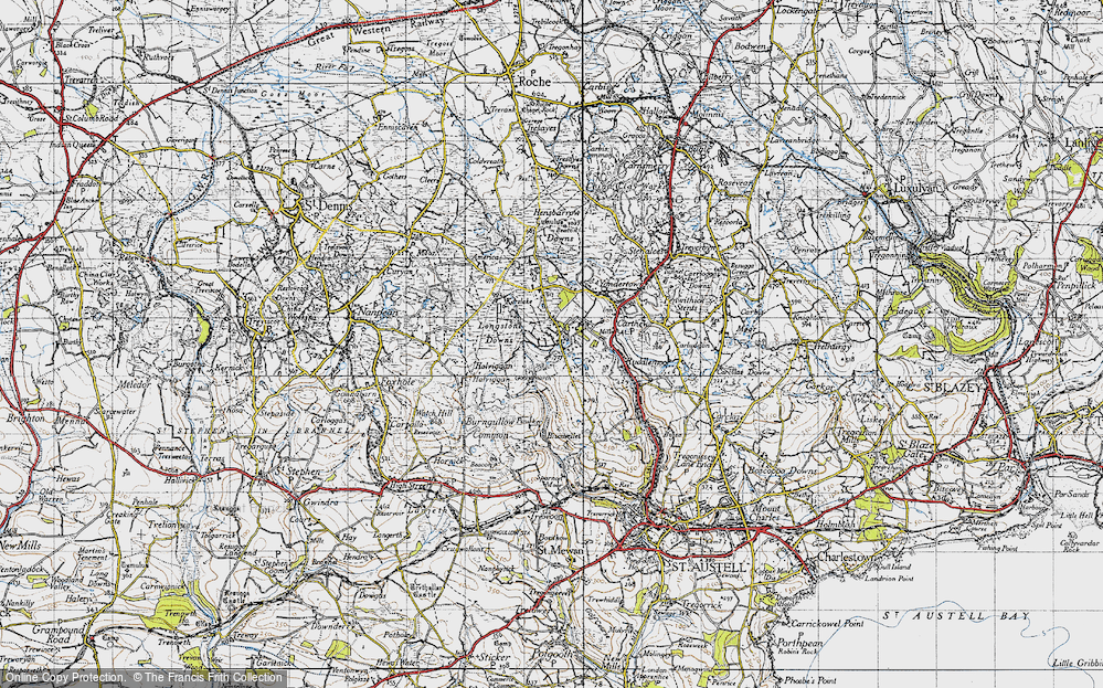 Old Map of Greensplat, 1946 in 1946