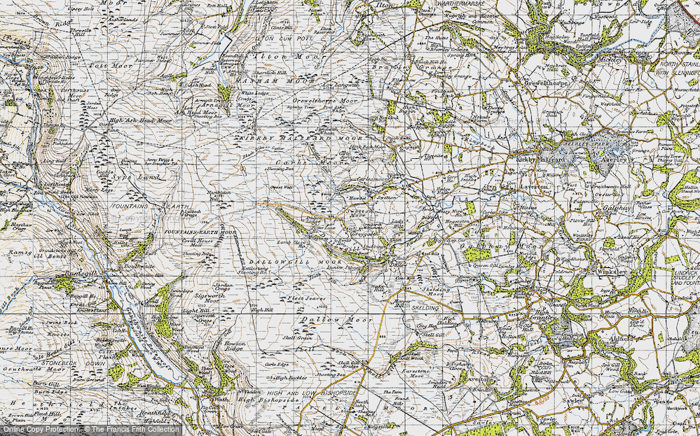 Old Map of Greygarth, 1947 in 1947