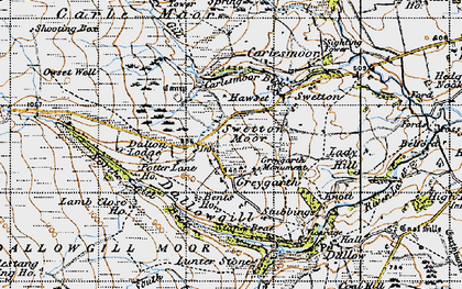 Old map of Greygarth in 1947