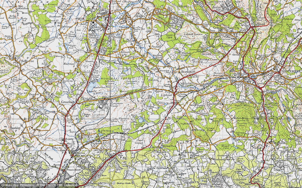 Old Map of Griggs Green, 1940 in 1940