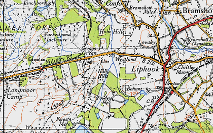 Old map of Griggs Green in 1940