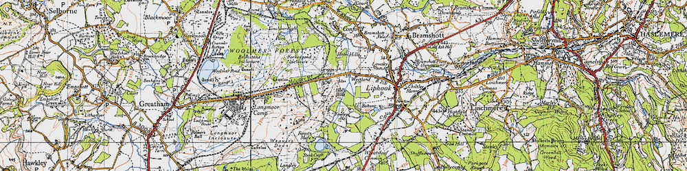 Old map of Griggs Green in 1940