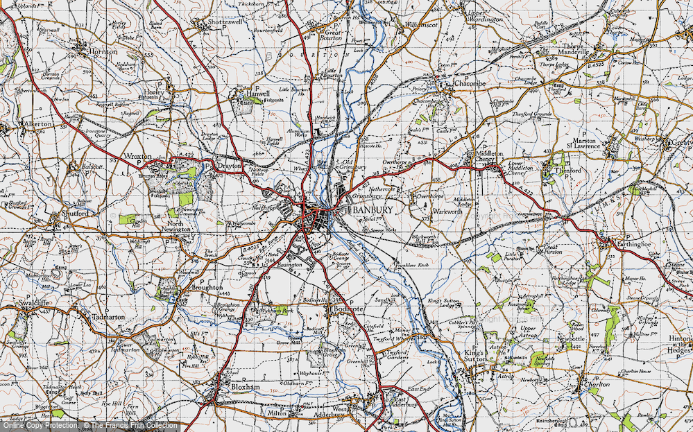 Old Map of Grimsbury, 1946 in 1946