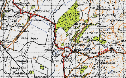 Old map of Bank End in 1947