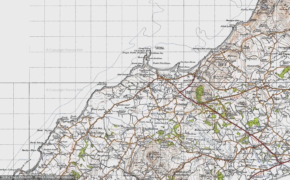Old Map of Groesffordd, 1947 in 1947