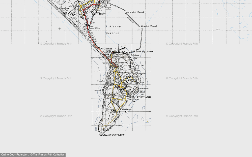 Old Map of Grove, 1946 in 1946