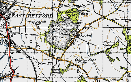 Old map of Beverley Spring in 1947