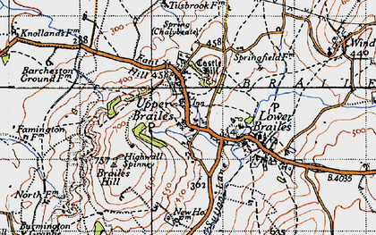 Old map of Grove End in 1946