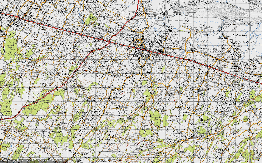 Old Map of Grove End, 1946 in 1946