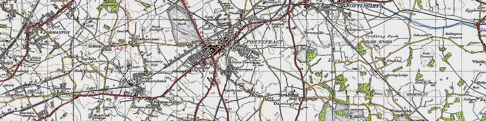 Old map of Baghill Sta in 1947