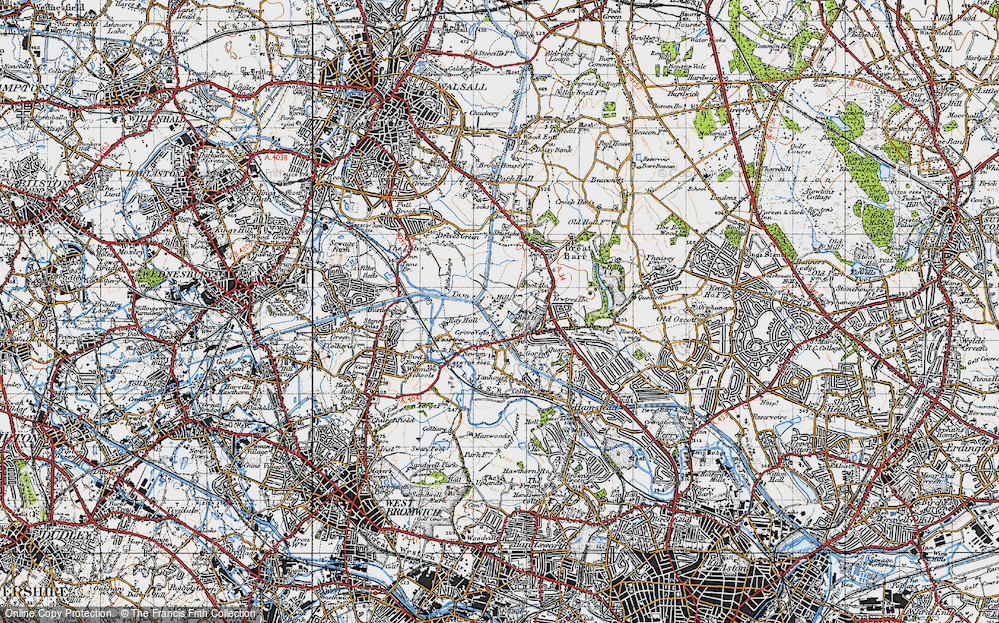 Old Map of Grove Vale, 1946 in 1946