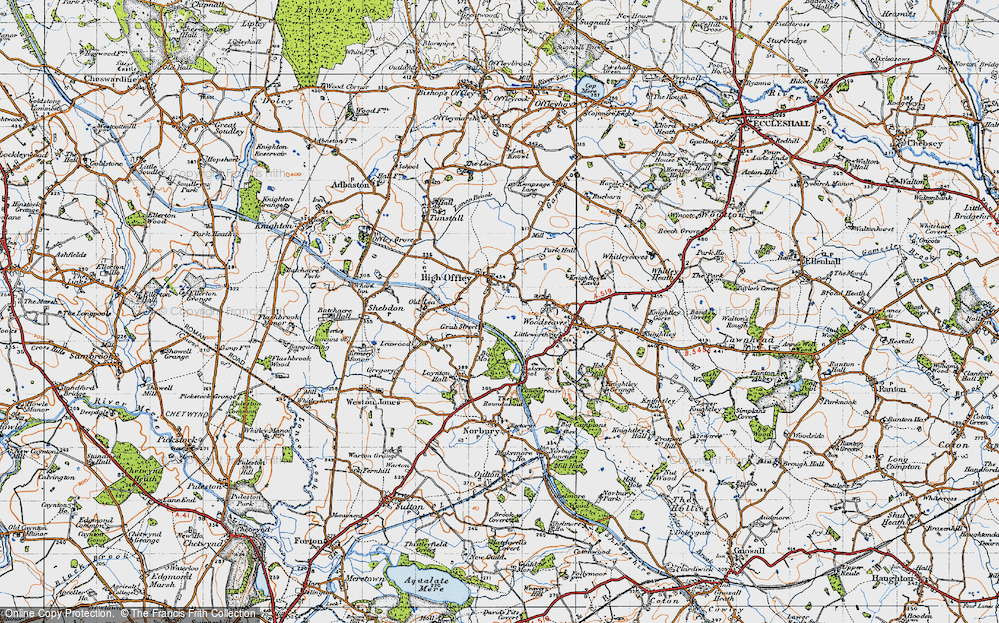 Old Maps of Grub Street, Staffordshire - Francis Frith