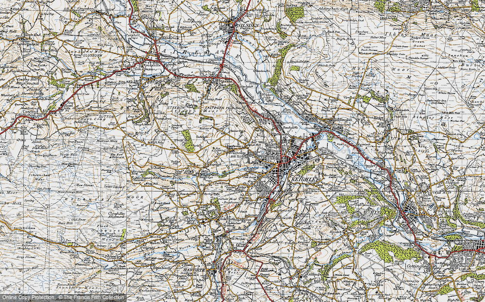 Old Map of Guard House, 1947 in 1947