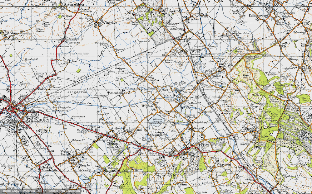 Old Map of Gubblecote, 1946 in 1946