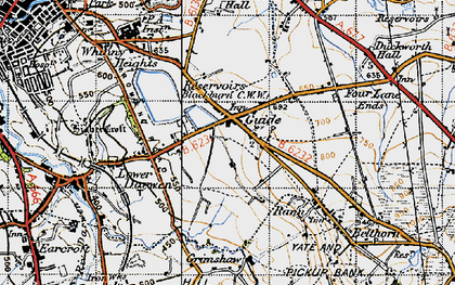 Old map of Guide in 1947