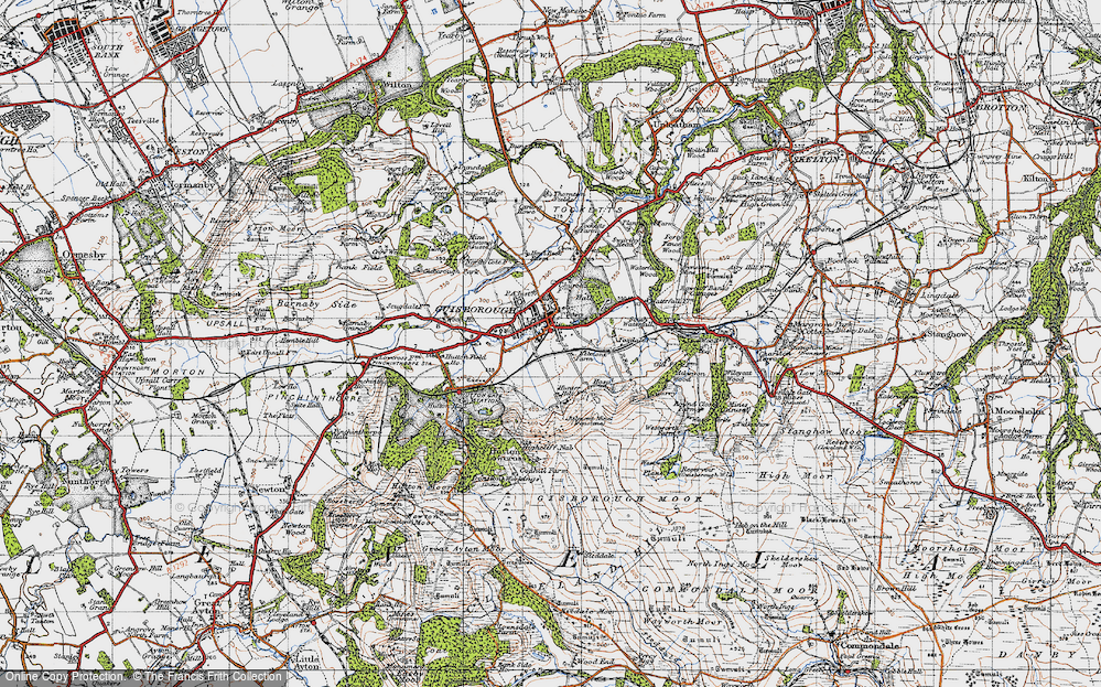 Historic Ordnance Survey Map of Guisborough, 1947