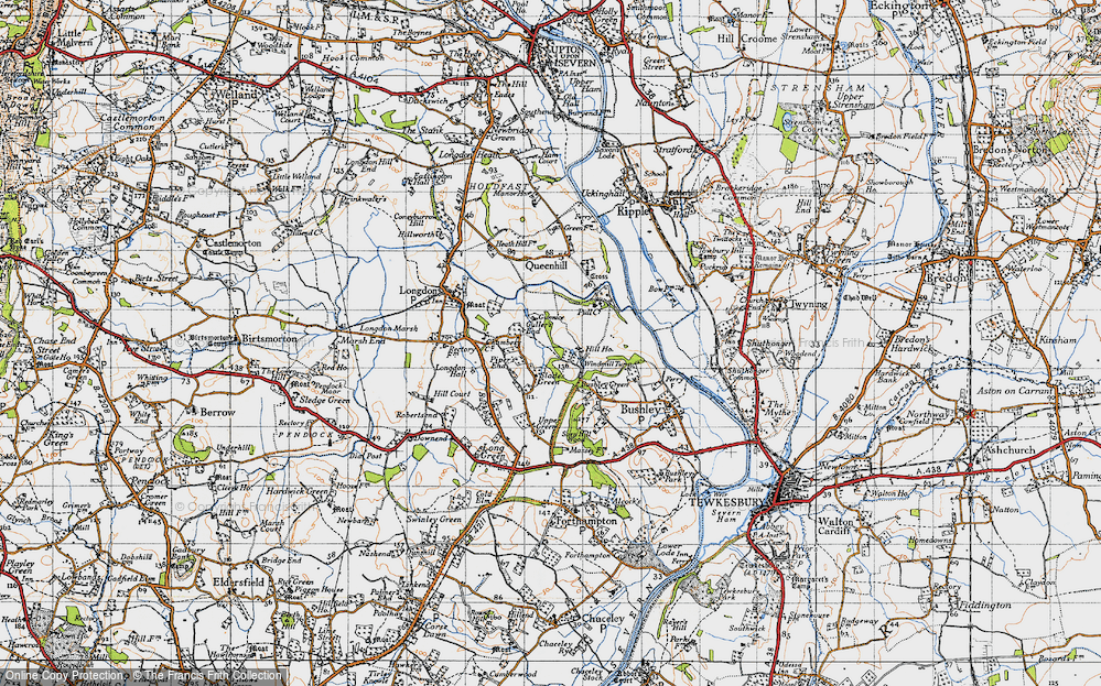 Old Map of Guller's End, 1947 in 1947