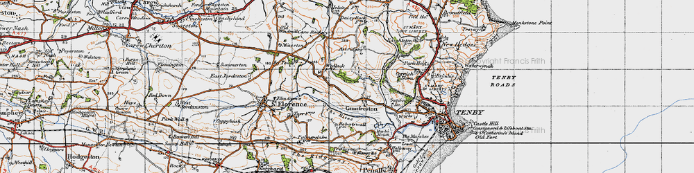 Old map of Astridge in 1946