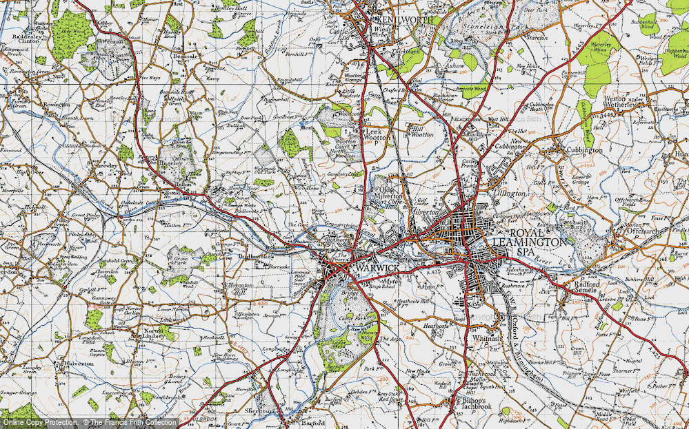 Old Map of Guy's Cliffe, 1947 in 1947