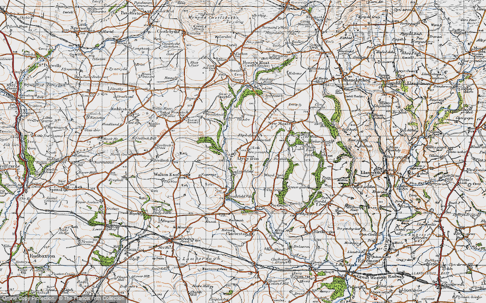 Old Map of Gwastad, 1946 in 1946