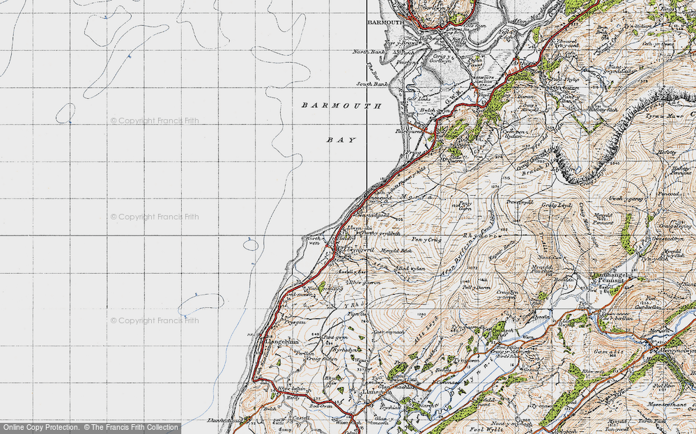 Old Map of Gwastadgoed, 1947 in 1947