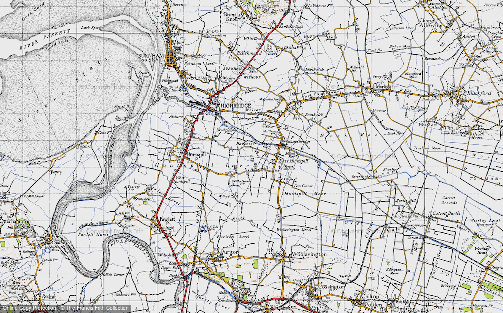 Old Map of Hackness, 1946 in 1946