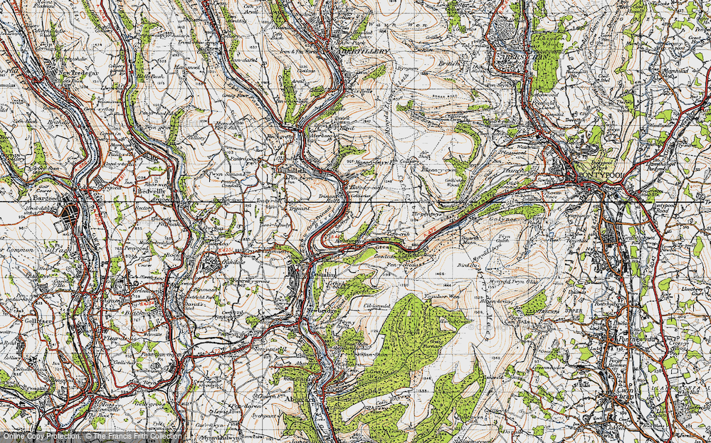 Old Map of Hafodyrynys, 1947 in 1947
