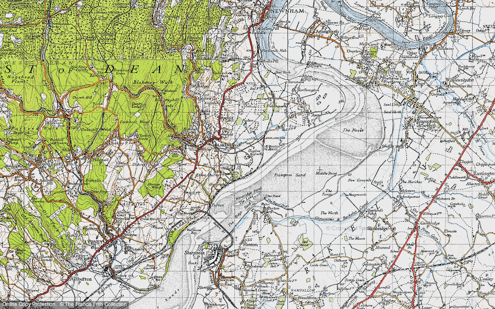 Old Map of Hagloe, 1946 in 1946