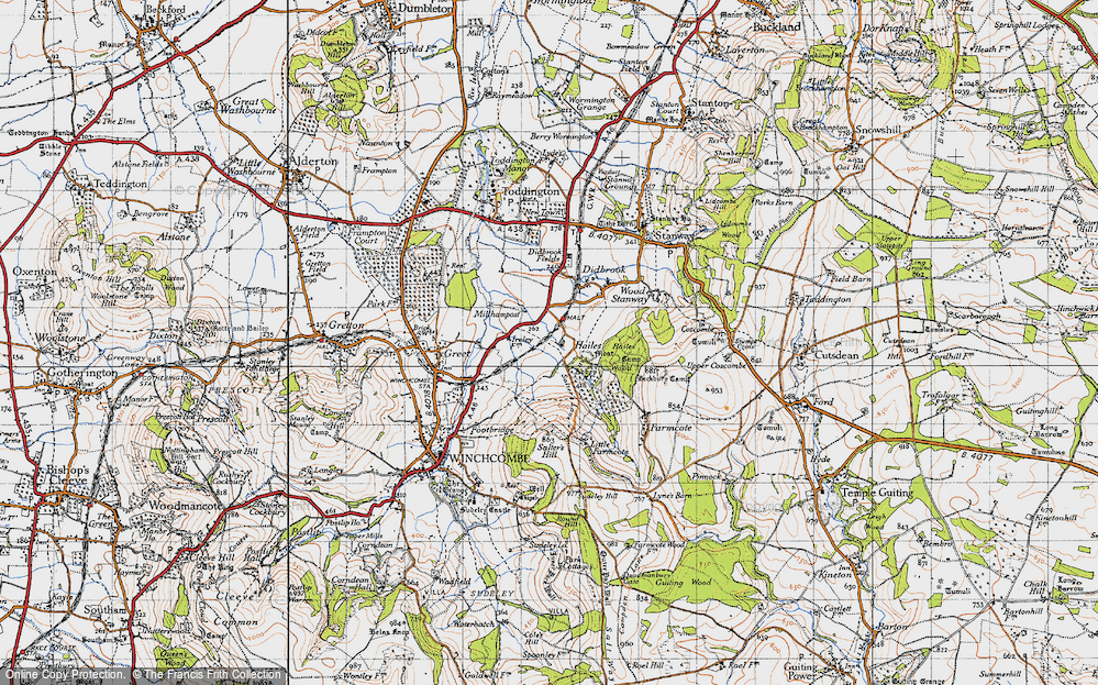 Old Map of Hailes, 1946 in 1946