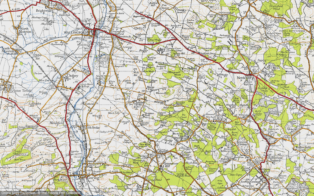 Old Map of Hailey, 1947 in 1947