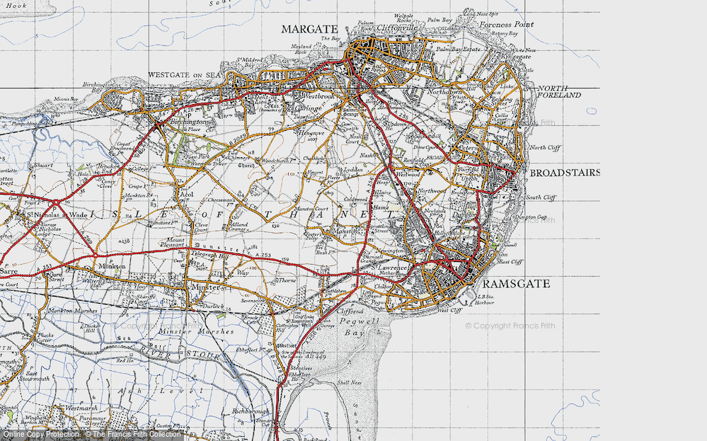 Old Map of Haine, 1947 in 1947