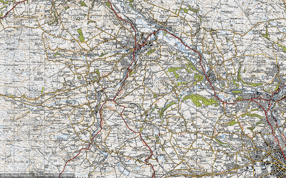 Old Map of Hainworth, 1947 in 1947