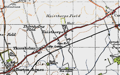 Old map of Haisthorpe in 1947