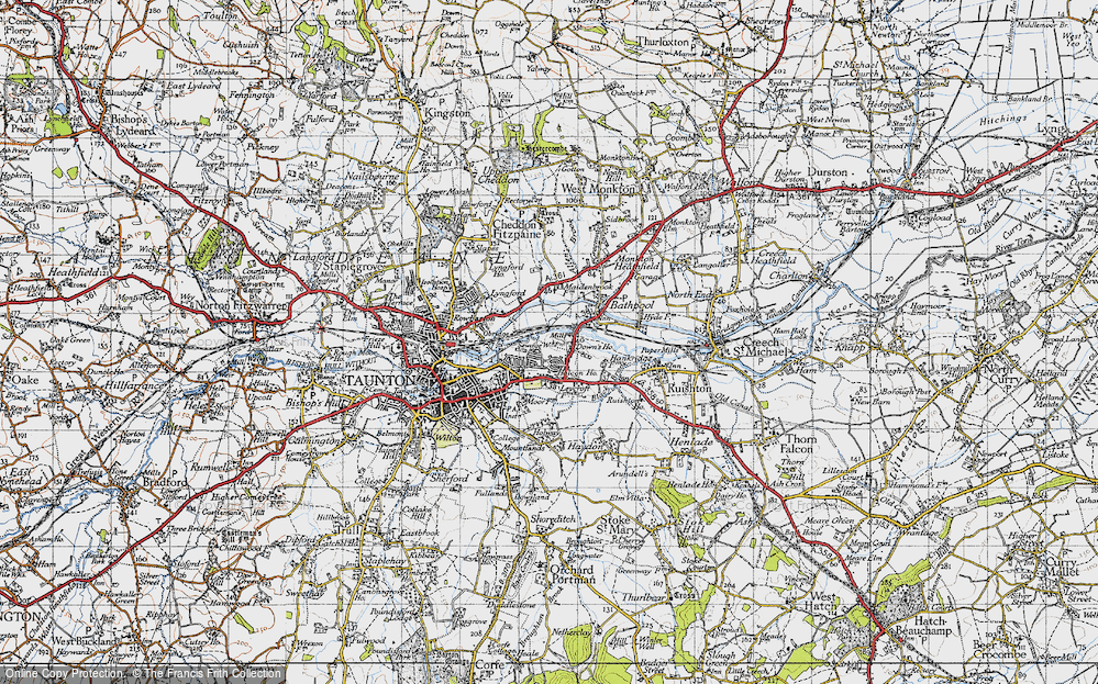 Old Map of Halcon, 1946 in 1946