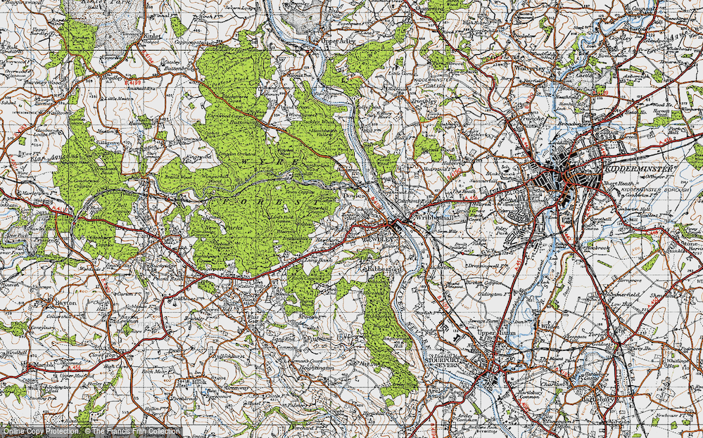 Old Map of Hales Park, 1947 in 1947