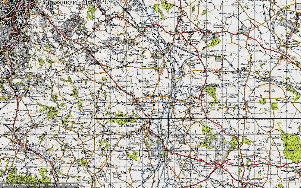 Old Maps Of Halfway Yorkshire Francis Frith