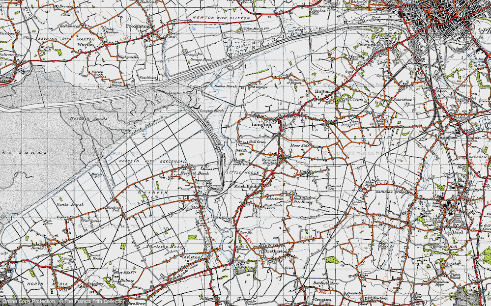 Old Map of Hall Green, 1947 in 1947