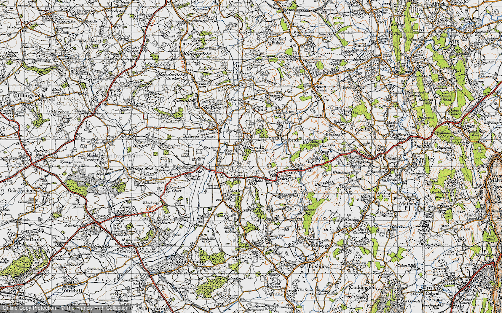 Old Map of Halmond's Frome, 1947 in 1947