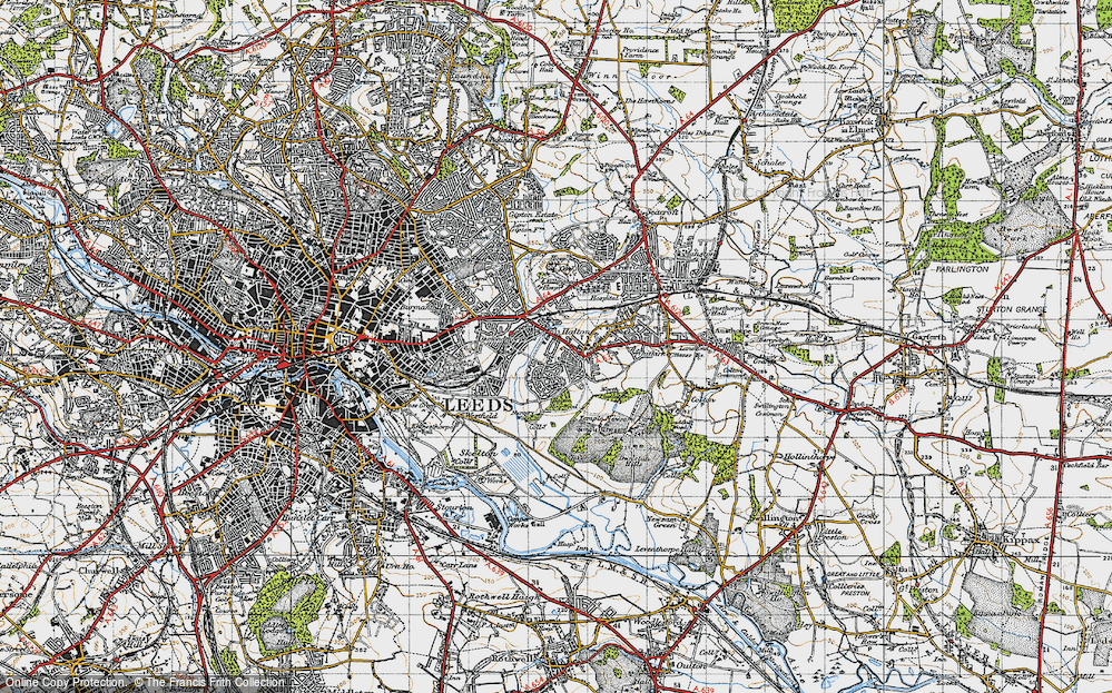 Old Map of Halton, 1947 in 1947