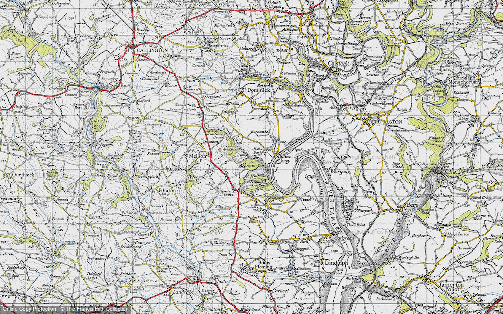 Old Map of Halton Barton, 1946 in 1946
