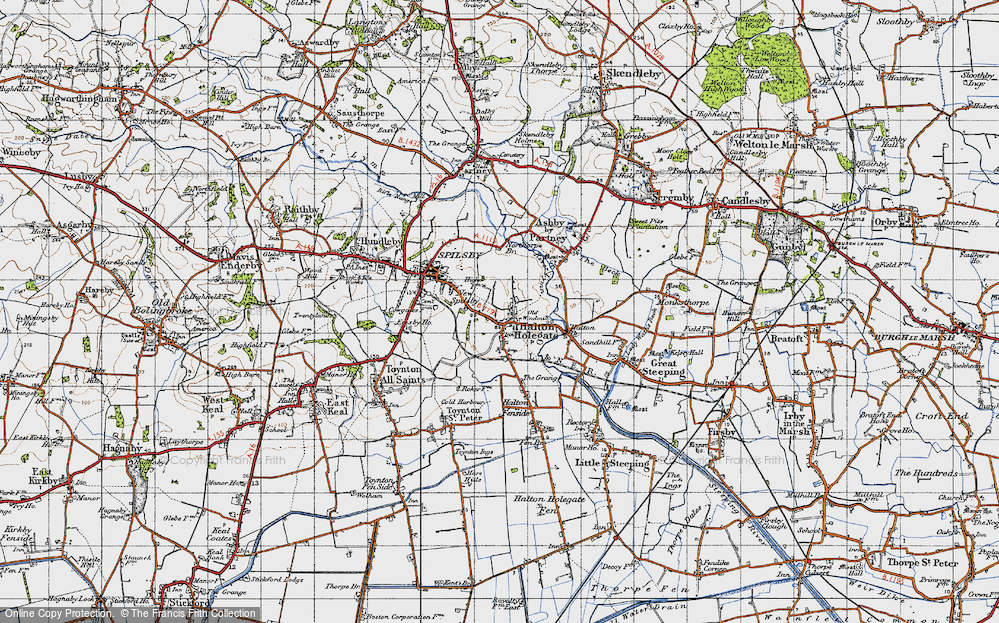 Old Map of Halton Holegate, 1946 in 1946