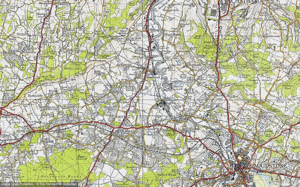 Old Map of Ham Hill, 1946 in 1946