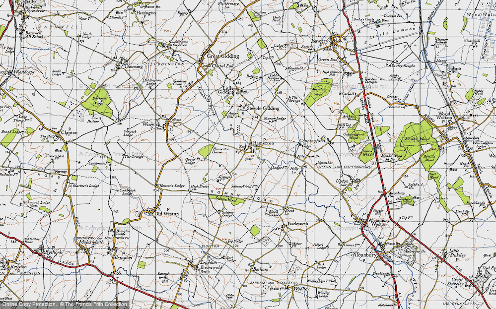 Old Map of Hamerton, 1946 in 1946
