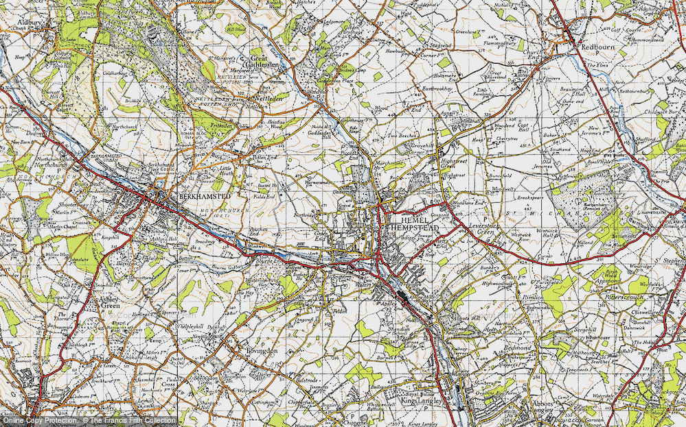 Old Map of Hammerfield, 1946 in 1946