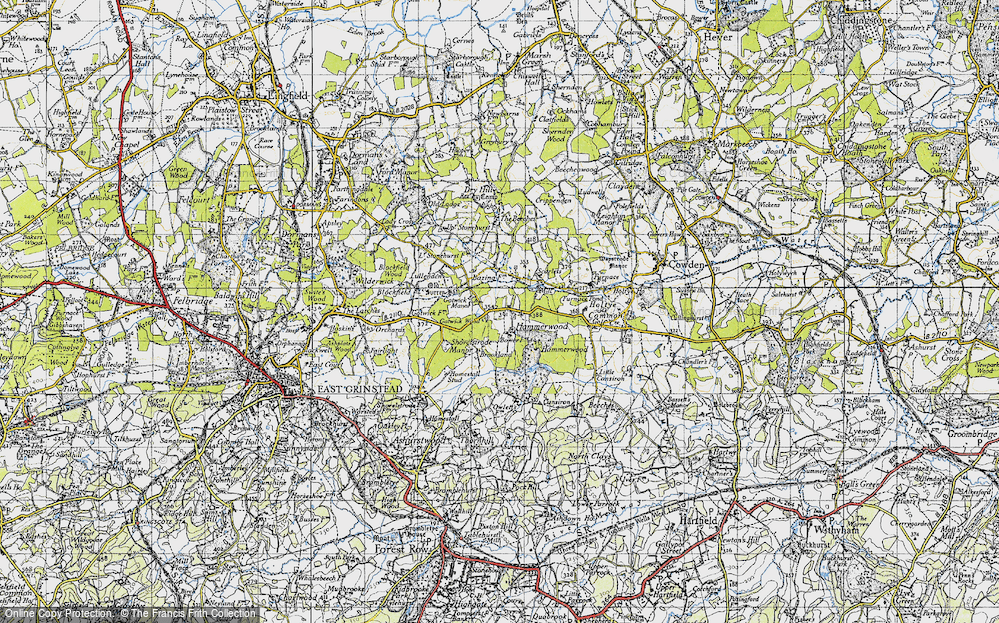 Old Map of Hammerwood, 1946 in 1946