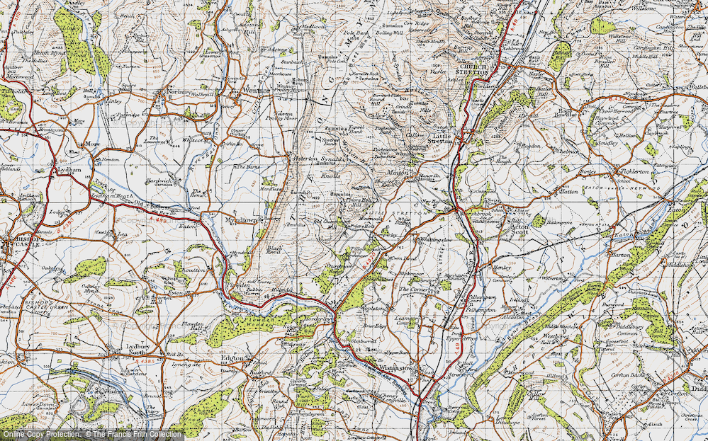 Old Map of Hamperley, 1947 in 1947