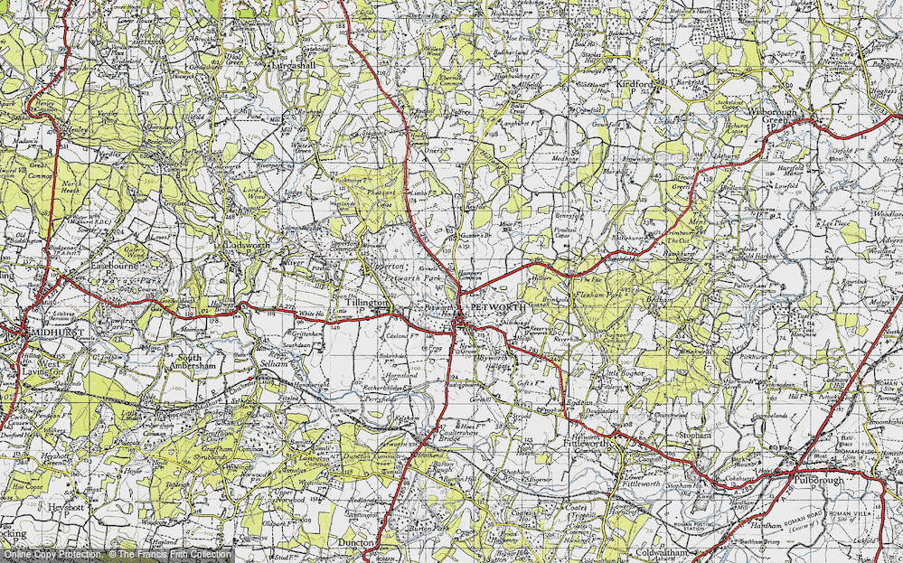 Old Map of Hampers Green, 1940 in 1940
