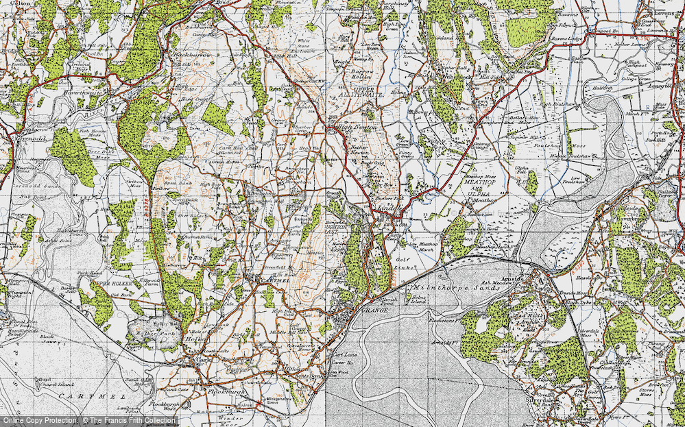 Old Map of Hampsfield, 1947 in 1947