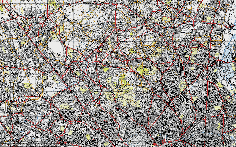 Hampstead Garden Suburb, 1945